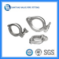 Sanitary Stainless Steel Sanitary 3PCS Pipe Clamp Fitting